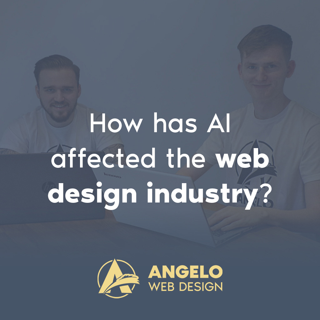 How has AI affected the web design industry in the UK
