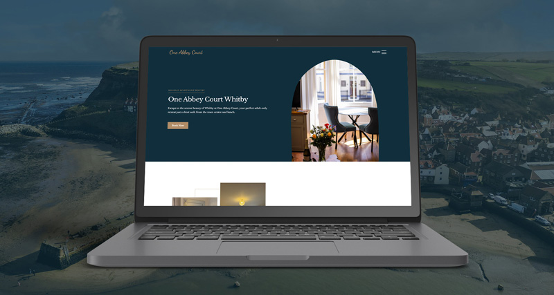 One Abbey Court - Holiday rental web design case study