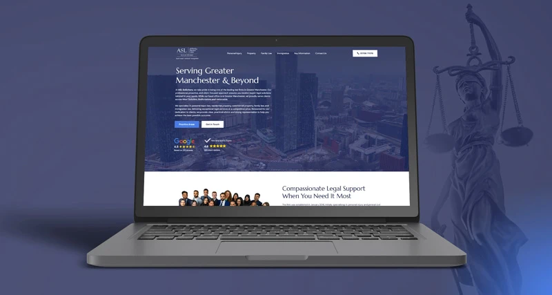 ASL Solicitors Web Design Case Study