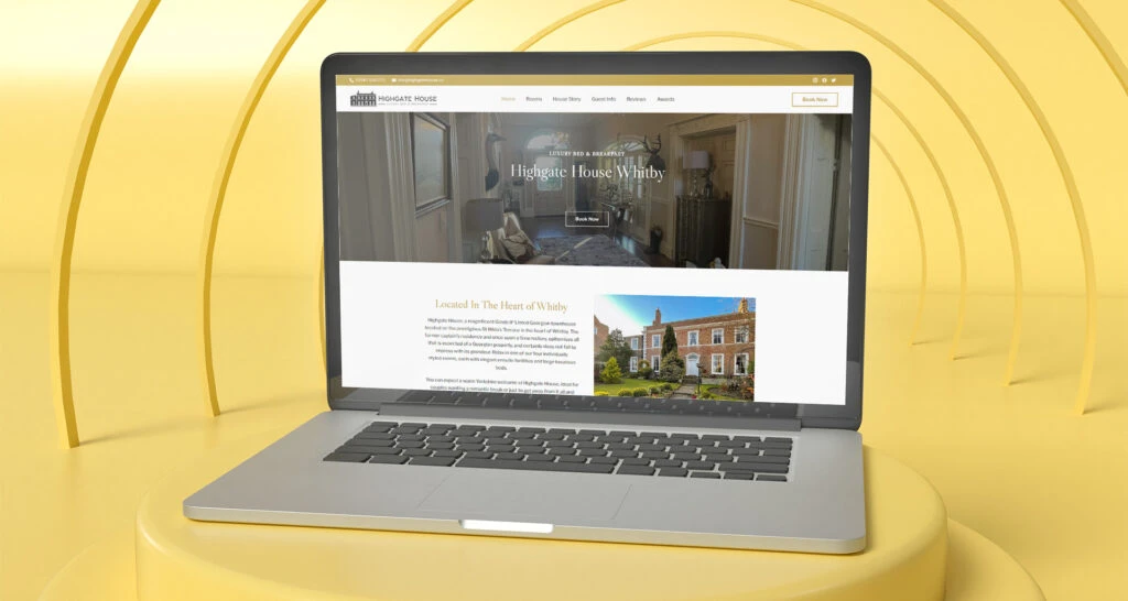 Highgate House B&B Website Design