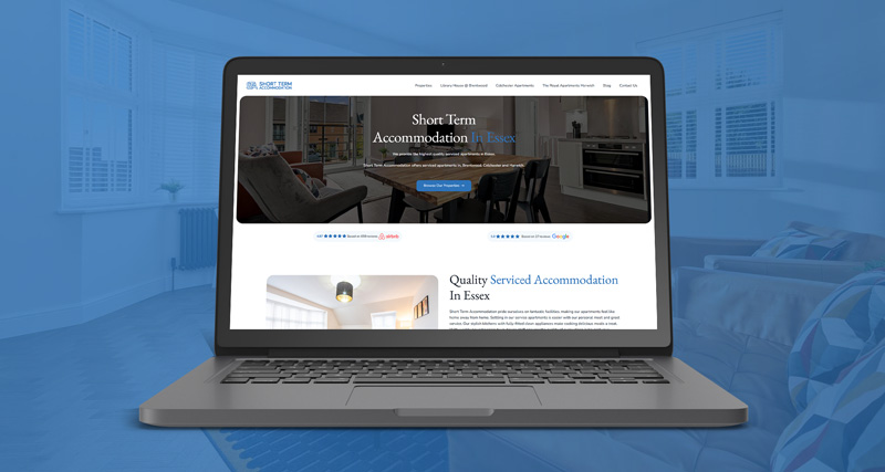 Short Term Accommodation Website